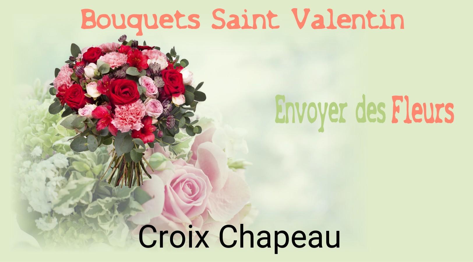 Roses de Saint-Valentin livrées à Croix-Chapeau